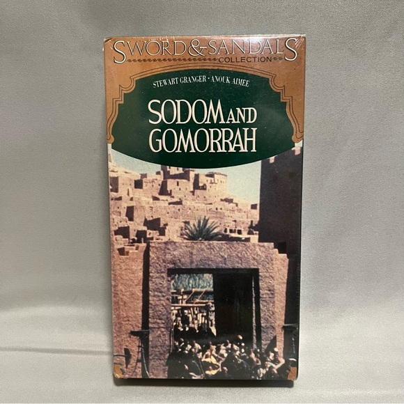 "Sodom and Gomorrah‎ VHS - NEW Sealed CBS Fox Video (1989)" - Picture 1 of 3